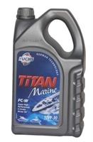 Масло моторное полусинтетическое TITAN MARINE FC-W 10W-30, 5л