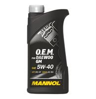 Масло моторное синтетическое 7711 O.E.M. for Daewoo GM 5W-40, 1л