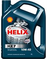 Масло моторное полусинтетическое Helix HX7 10W-40, 4л