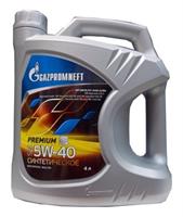 Масло моторное синтетическое Premium 5W-40, 4л